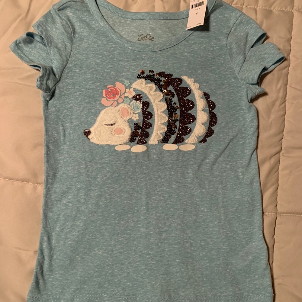 Justice t-shirt size 8 NWT